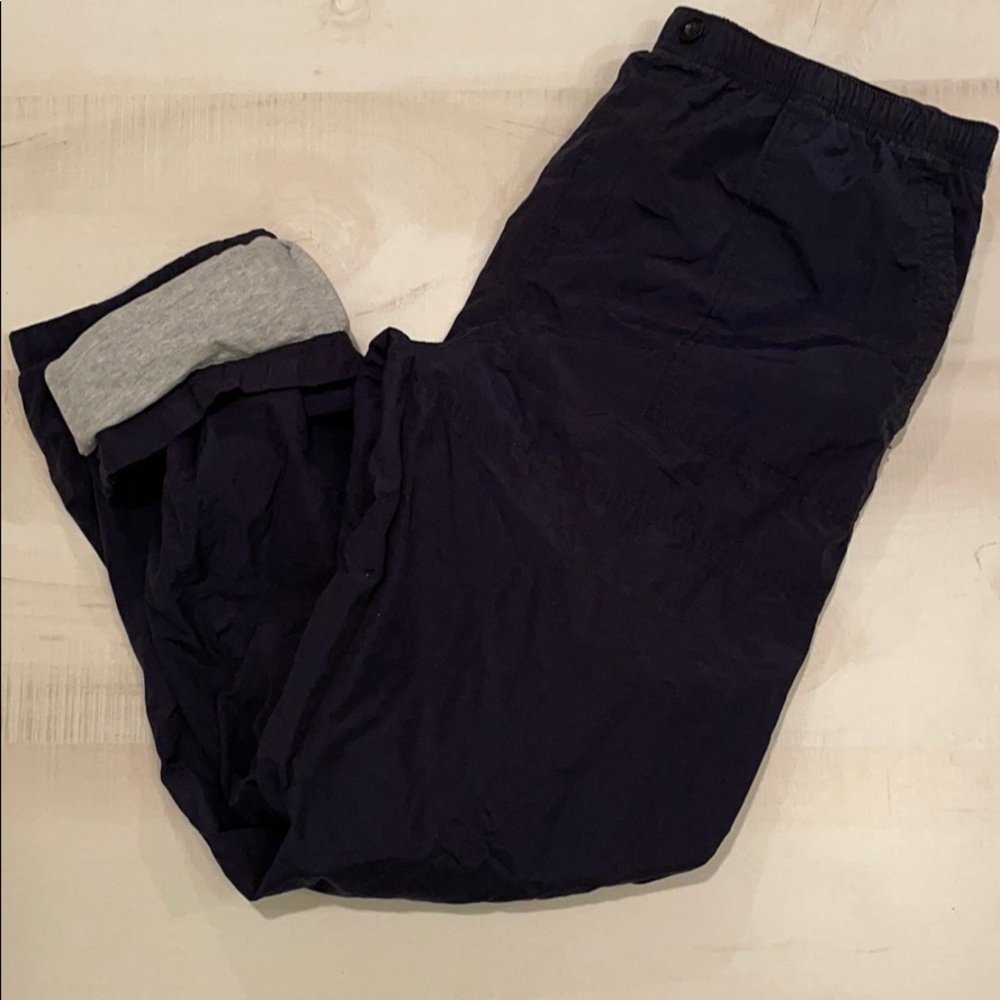 Lands' End Kids Pull On Navy LINED Pants Size 20 H